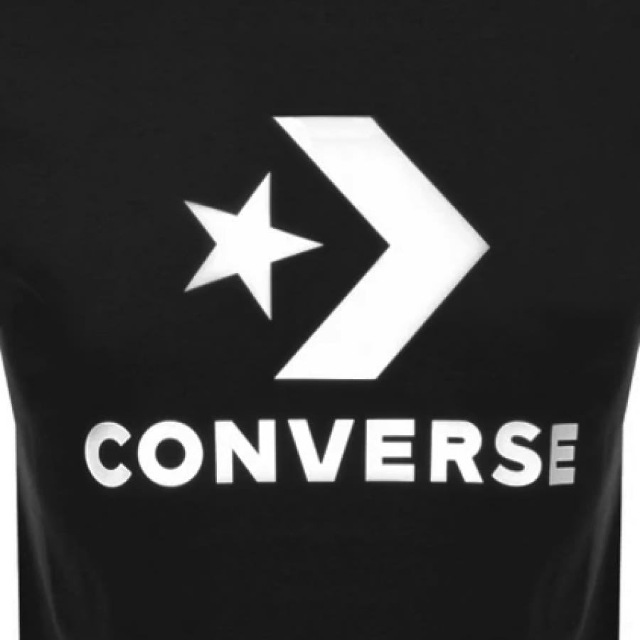 Alternative Image for ProductConverse Star Chevron Logo T Shirt Black2